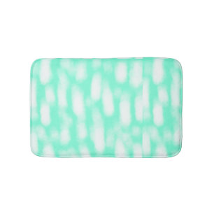 Pastelgroene witte waterverf strepen abstract patr badmat