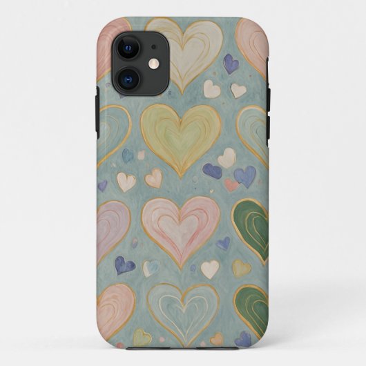 Pastelharttapijt Case-Mate iPhone Case (Achterkant)