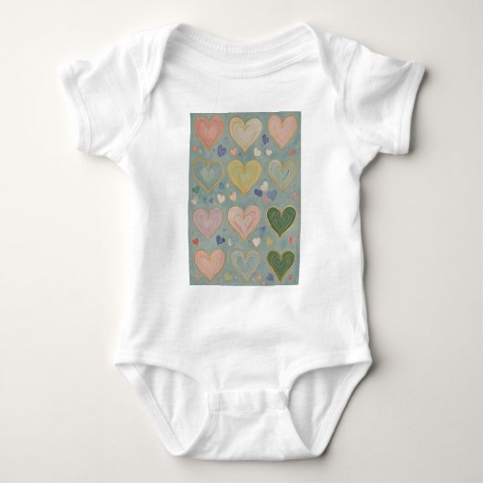 Pastelharttapijt Romper (Voorkant)