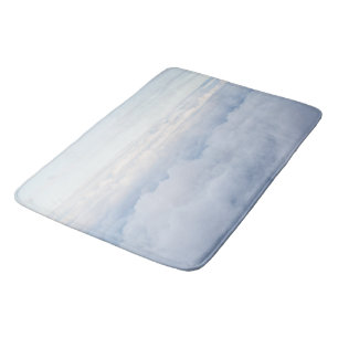 Pastelhemel en pluizige wolken droom 1 badmat