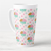 Pastelitos-patroon Latte Mok (Linkerhoek)