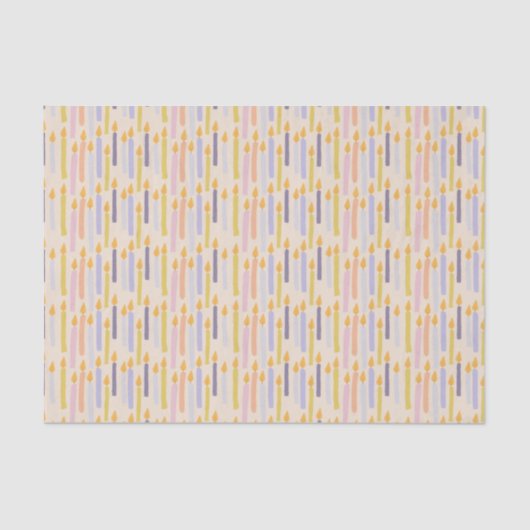 Pastelkaarspatroon - grillig tissuepapier (Voorkant)