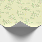 Pastelkerstboominpakpapier Cadeaupapier (Hoek)