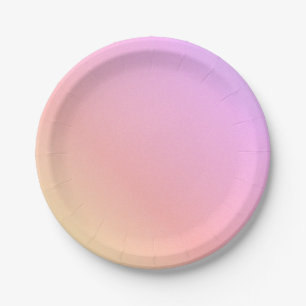 Pastelkleur Ombre Papieren Bordje