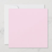 Pastelkleuren Achtertuin Verjaardagsfeest Uitnodig Kaart (Achterkant)