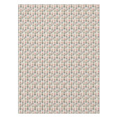 pastelkleuren kerst notenkrakers tafelkleed (Voorkant)