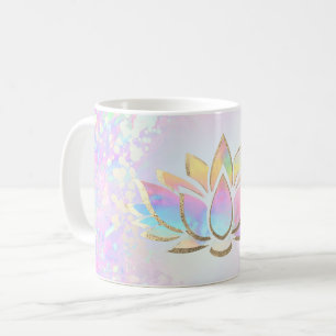 pastelkleuren lotus koffiemok