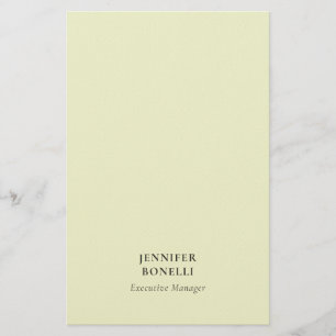 Pastelkleuren minimalistische moderne trendy eigen briefpapier
