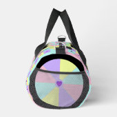 Pastelkleuren & paarse harten kloppen plunjezak (Rechts)