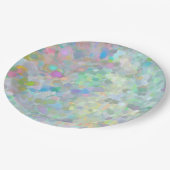 Pastelkleuren Papieren Bordje (Gekanteld)