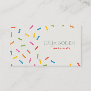 Pastelkleuren Strooigoed Visitekaartje