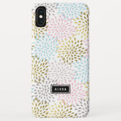 Pastelkleuren verspringen patroon GR1 Case-Mate iPhone Case (Achterkant)