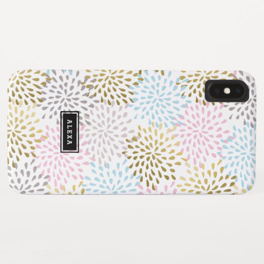 Pastelkleuren verspringen patroon GR1 Case-Mate iPhone Case (Achterkant (horizontaal))