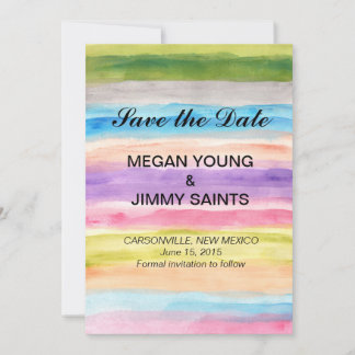 pastelkleuren waterverf opslaan datum save the date