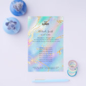 pastelkleurenontwerp flyer (Enkel)