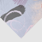 Pastelkleurenpenseelpatroon Tissuepapier (Detail)