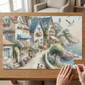 Pastelkleurig Kustdorp Ontsnapping Legpuzzel