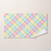 pastelkleurig plaid bad handdoek (Handdoek)