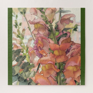 Pastelkleurig Potlood Bloem Illustratie Legpuzzel