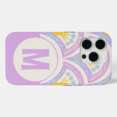 Pastelkleurig schelp patroon Case-Mate iPhone case (Achterkant (horizontaal))