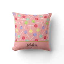 Pastelkleurig Snoep Lolly Patroon Roze