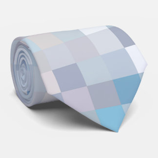 Pastelkleurig Vierkant Patroon Stropdas