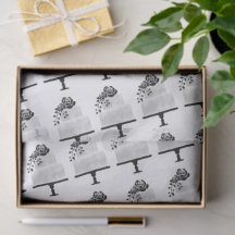Pastelkleurige Bloemen Silhouet Cake