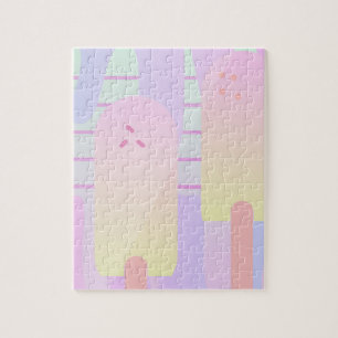 Pastelkleurige IJsdruppel Legpuzzel