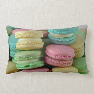 Pastelkleurige macaron macarons zoete kussen kusse