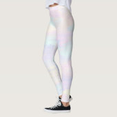 Pastelkleurige penseelstreken leggings (Links)