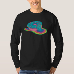 Pastelkrijt Regenboog Donut T-shirt