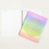 Pastell Mandala Love Gold planner (Display)