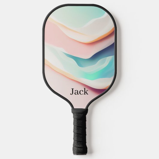 Pastellagen Pickleball Paddle (Voorkant)