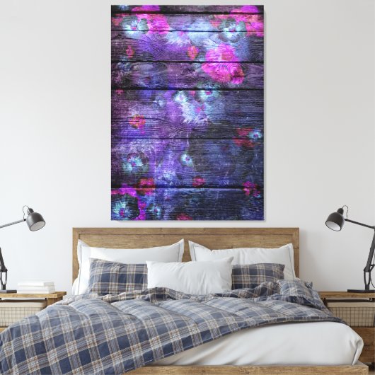 Pastellakverf #4 canvas afdruk (Insitu (Slaapkamer))