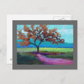 pastellandschap briefkaart (Voorkant / Achterkant)