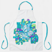 Pastellfarbene Schürze Schort (Voorkant)