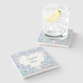  pastelluxe gemstone crystal diva stenen onderzetter (Zijkant)