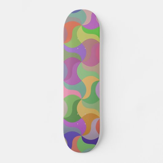 pastelmozaïekskateboard skateboard (Voorkant)