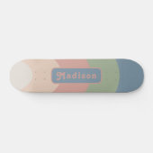 Pastelnaam Retro Skateboard (Horizontaal)