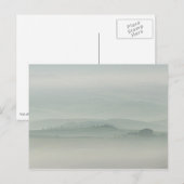 Pastelochtend in de foggy Tuscany Briefkaart (Voorkant / Achterkant)