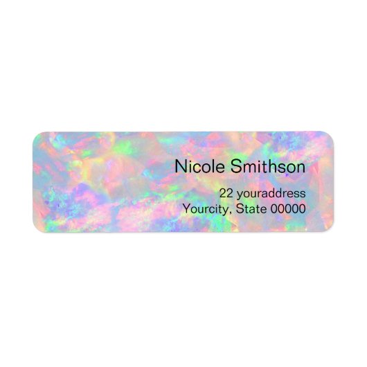 pasteloptische achtergrondlabels etiket (Voorkant)