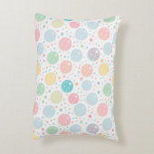 Pastelpatronen Onvolmaakt Stip Accent Kussen (Achterkant (Verticaal))
