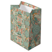 Pastelpatroon Abstract Paisley Medium Cadeauzakje (Voorkant Gekanteld)