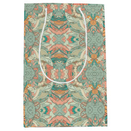 Pastelpatroon Abstract Paisley Medium Cadeauzakje