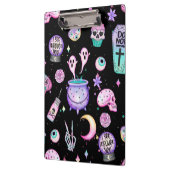 pastelpatroon donker klembord (Links)