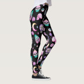 pastelpatroon donker leggings (Rechts)