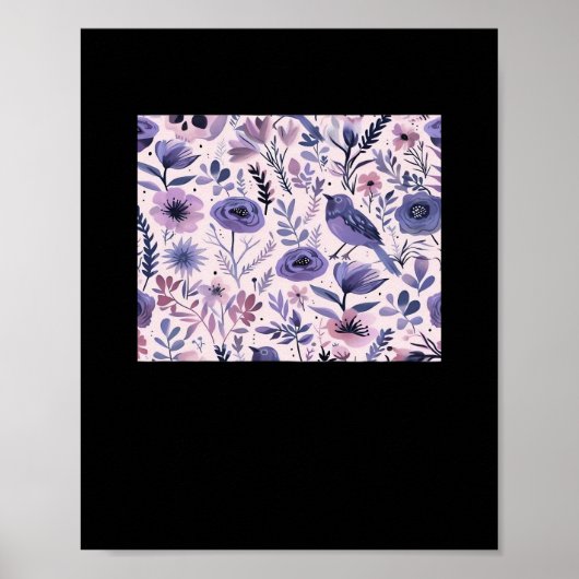 Pastelpatroon - Whimsigoth Cottagecore Poster (Voorkant)