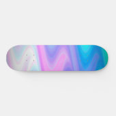 Pastelpauw golven skateboard (Horizontaal)