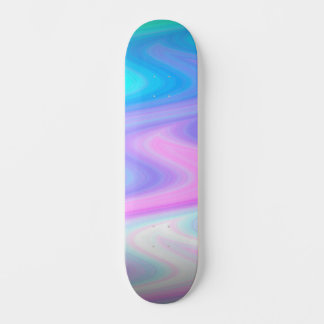 Pastelpauw golven skateboard