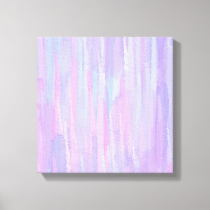 Pastelpenseelstreken Abstracte kunst Canvas Afdruk
